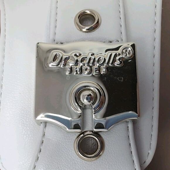 Dr. Scholl's Buckle Slide Sandals Womens Size US 9 EU 40 Island Icon Ivory Cream - Picture 2 of 10